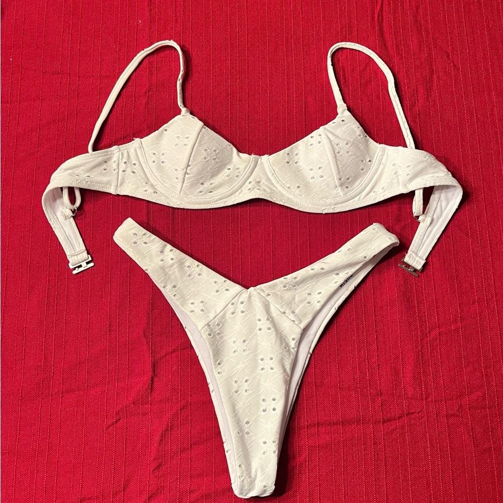 White Two-Piece Swim